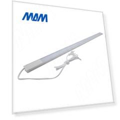 FULLY Светодиодный светильник с механическим выключателем, серебро, 220V, 600мм, нейтральный белый 4000К, 11W (FU220-600MS-NW11)