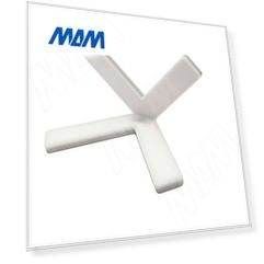 X-SIGN Светодиодный угловой светильник с сенсорным выключателем, белый/ нерж. cталь, 24V, нейтральный белый 4000К, 10W (XS24-CTS-WTS-NW10)