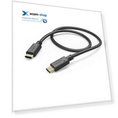 Кабель интерфейсный HAMA 00183331 USB Type-C (m)/USB Type-C (m), 1м, черный