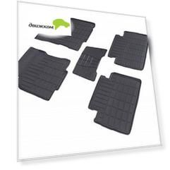 Коврики салона Seintex NISSAN Note 2005-2014 резиновые черные комп 4 шт