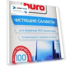 Салфетки для экранов мониторов, телевизоров и ноутбуков, 100 шт