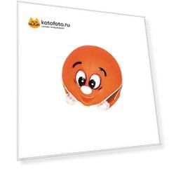 Игрушка для собак Buddy винил Мяч "БАСКЕТБОЛЬНЫЙ" 8 см 1023