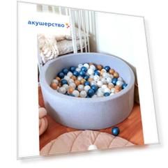 Anlipool Сухой бассейн Metallic blue 150 шаров бассейн 70х30 см