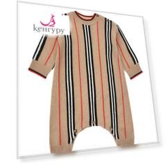 Бежевый комбинезон из шерсти и кашемира Burberry