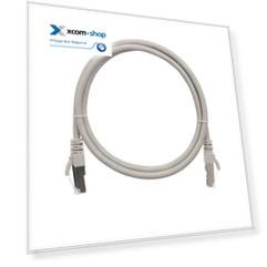 Кабель патч-корд S/FTP 6 кат. 7,5м NikoMax NMC-PC4SE55B-075-GY 2хRJ45/8P8C, T568B, Molded, BC (чистая медь), PVC нг(А), серый
