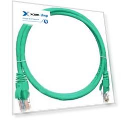 Кабель патч-корд U/UTP 5e кат. 1,5м. NikoMax NMC-PC4UD55B-015-GN 2хRJ45/8P8C, T568B, Molded, BC (чистая медь), PVC нг(А), зеленый
