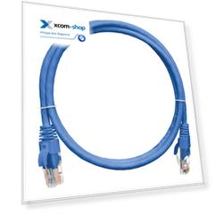 Кабель патч-корд U/UTP 5e кат. 5м. NikoMax NMC-PC4UD55B-050-C-BL 2хRJ45/8P8C, T568B, Molded, BC (чистая медь), 24AWG, LSZH нг(А)-HFLTx, синий
