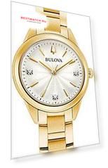 Японские наручные  женские часы Bulova 97P150. Коллекция Sutton