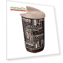Термокружка пластик, 0.4 л, Бытпласт, колба пластик, С32333/4332333
