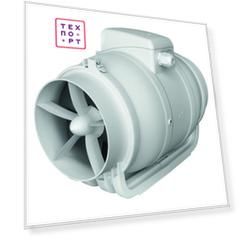 Вентилятор DiCiTi Typhoon D125 канальный осевой, две скорости (TYPHOON 125 2SP)