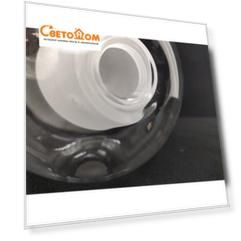Плафон стекло прозрачное с резьбой G9 120мм Arte lamp Pallone A3025 / A3026