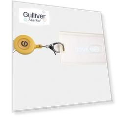 Желтый чехол для пропуска Gulliver