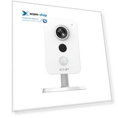 Видеокамера IP EZ-IP EZ-IPC-C1B20P-POE 1/2.7" 2 Мп КМОП 25 к/с, 10м ИК, объектив 2.8 мм, DWDR, 3D DNR, H.265+/H.265/H.264/H.264+, 2 потока, детекция д