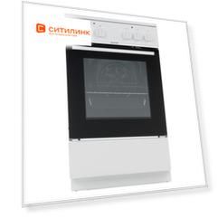 Электрическая плита Gorenje EC5151WG, стеклокерамика, без крышки, белый/черный