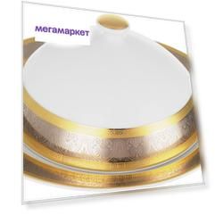 Масленка; "Opal" декор "Широкий кант платина, золото"