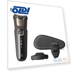 Бритва роторная Philips S5589/38 реж.эл.:3 питан.:аккум. коричневый