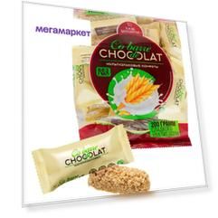 Конфеты Co barre de Chocolat мультизлаковые в белой глазури 200 г