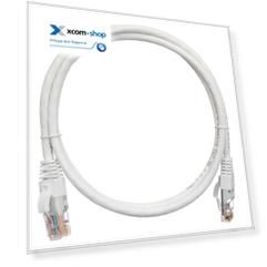 Кабель патч-корд U/UTP 5e кат. 0,3м. NikoMax NMC-PC4UD55B-003-WT 2хRJ45/8P8C, T568B, Molded, BC (чистая медь), 24AWG, PVC нг(А), белый