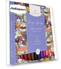 Фломастеры "COCKTAIL KITTENS", 24 цвета (LXFPEG24-CK)