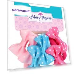 Набор резинок для волос, бантики, 6 шт 455030 Mary Poppins
