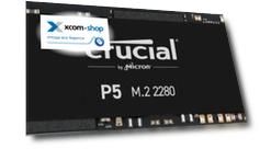 Накопитель SSD M.2 2280 Crucial CT1000P5SSD8 P5 1TB PCIe Gen 3.0 NVMe 3400/3000MB/s