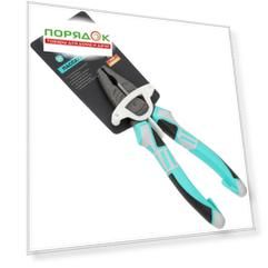 Пассатижи 180 мм, прямые, трехкомпонентная ручка, сталь, Bartex, Pro Nature Эко, TFCP007