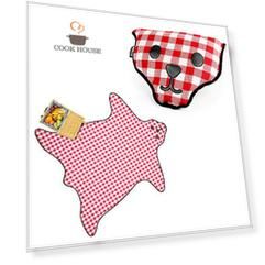Коврик для пикника Bear красный