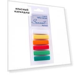 Набор пластики Сонет "Фруктовый" 6 цв 120 г