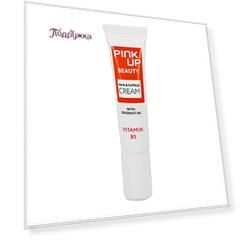 Крем для ногтей и кутикулы PINK UP BEAUTY NAIL & CUTICLE CREAM с кокосовым маслом 15 мл