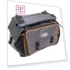 Сумка рыболовная Следопыт Lure Bag L, 40х25х21 см, цв. серый + 5 коробок Luno 20