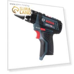Дрель-шуруповерт Bosch GSB 12-2-LI (06019B6901), аккумуляторная, ударная, БЕЗ АКК.