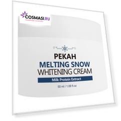 осветляющий крем для лица pekah melting snow whitening cream