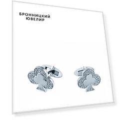 Запонки из золота AAT-4217_ZP_WG