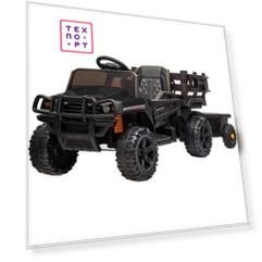 Электроквадроцикл BDM Bettyma с прицепом 2WD 12V - BDM0926-BLACK