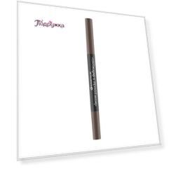Карандаш и пудра для бровей ESSENCE BROW POWDER & DEFINE PEN контурный 2 в 1 тон 02