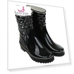 Резиновые сапоги со стеганой отделкой AIGLE