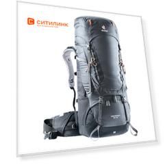 Рюкзак турист. Deuter Aircontact 55+10 (2020/2021) 65л. черный (3320319_4701)