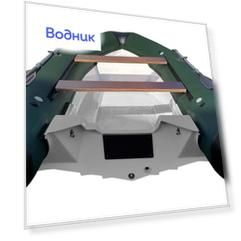Лодка РИБ (RIB) Baltic Boats Аполлон 460ZD-LС4, зеленый/черный, корпус белый APL460ZDGRBL-W-L
