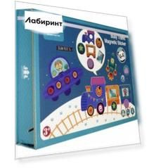 Набор прилипашек в чемоданчике "Транспорт" (77091)