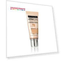 Тональный крем Maybelline New York Affinitone для лица 03 Светло-бежевый 30мл