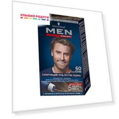 Оттеночный гель Schwarzkopf Men Perfect мужской для волос 60 Средне-каштановый