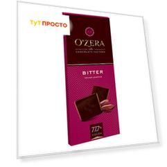 Шоколад Ozera 90г Bitter 77,7% горький