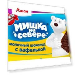 Конфеты вафельные «Детский Сувенир» Мишка на Севере, вес