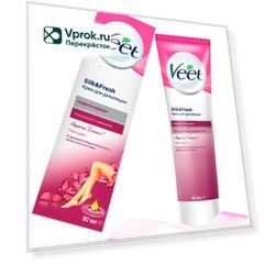Крем для депиляции Veet  Naturals с маслом ши для нормальной и сухой кожи 90мл