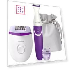 Эпилятор Philips BRP505/00 Satinelle Essential white/purple