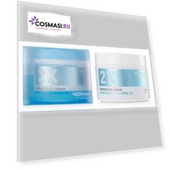 крем двойной уход для увлажнения с гиалуроновой кислотой medipam green plus 2x cream moisture hyaluron