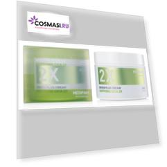крем двойной уход успокаивающий с центеллой азиатской medipam green plus 2x cream soothing cica