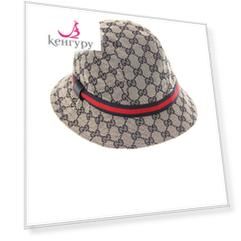 Шляпа с красно-синей лентой GUCCI