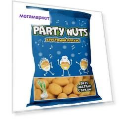 Арахис Party Nuts со вкусом Сметана с Луком 100г