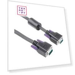 Кабель HAMA H-41933 00041933 VGA (m) VGA (m) 1.8м феррит.кольца черный